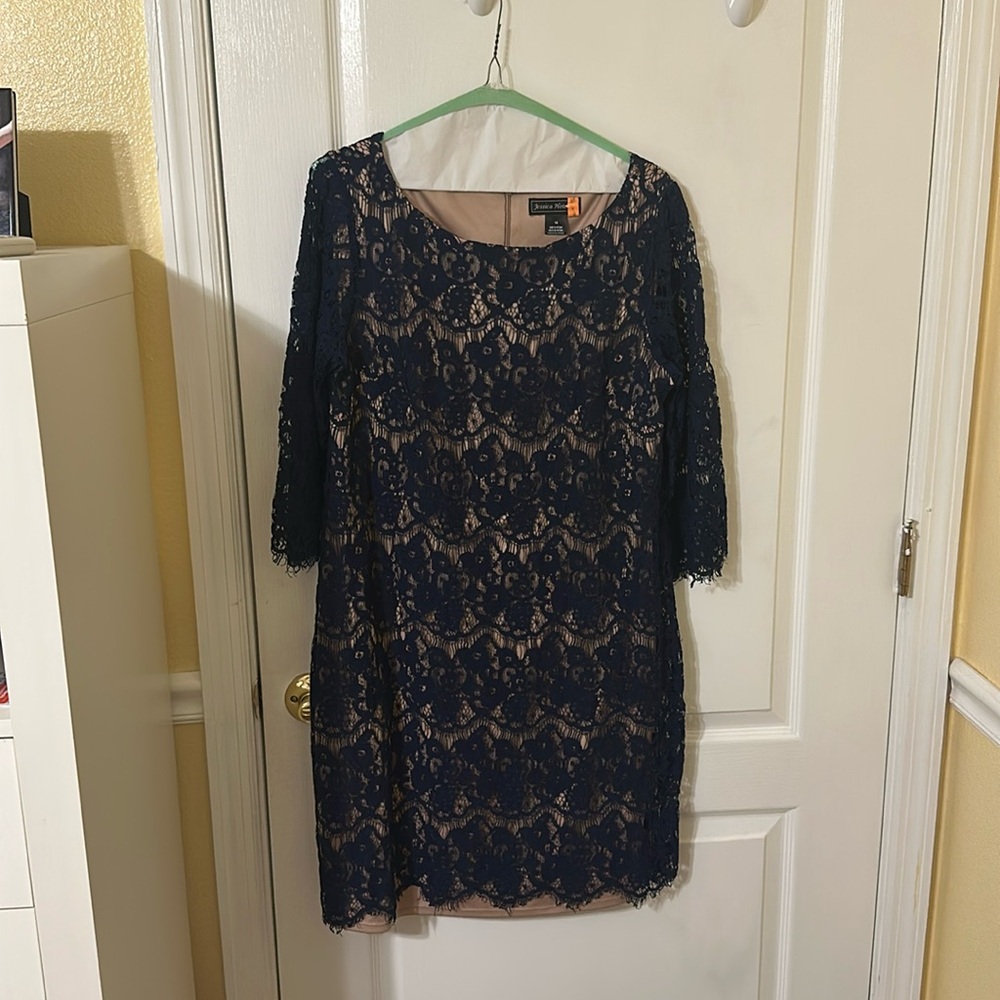 Lacy Navy Jessica Howard Dress